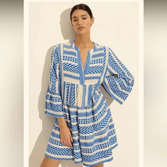 Devotion twins embroidered Ella tunic Anthropologie dress - Picture 7 of 12